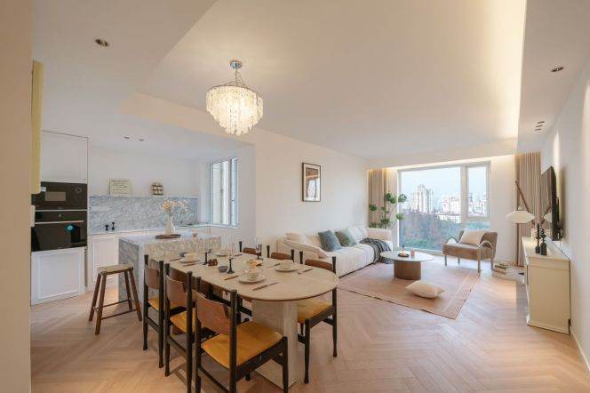 Zhongshan Park/3br2bt/central AC/floor heat/oven/dishwasher