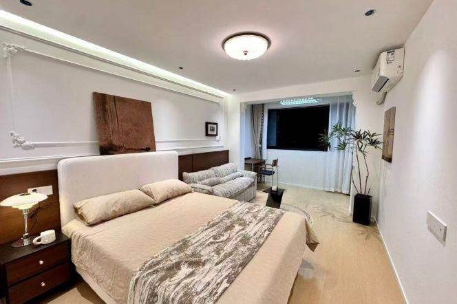 1br, suwbay L9 Shangcheng,23F,key, Modern, balcony,8k