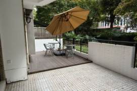 Big terrace 2bedrooms apt+Heating+Central AC+oven+dryer @Xujiahui