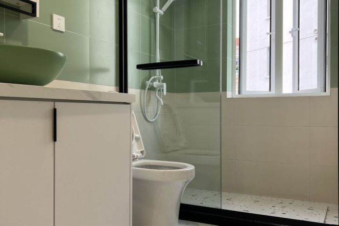 Elevator 1br with heating @Yueyang Road,Metro Line 1/7/9/12