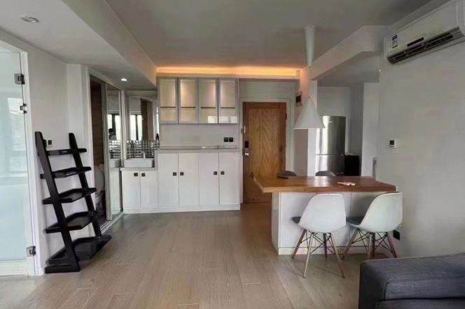 Modern 1BR w/Floor Heating+Open Kitchen in Top of City/Jing'an