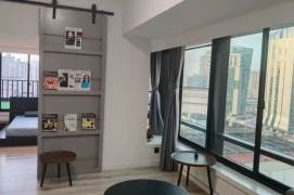 Modern 1Br/1Lr/1Bt apt nr Jingan temple,M2/7/14