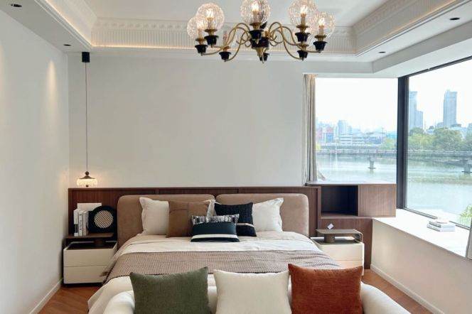 Modern3brs with floor heating and river view near Huang pu river