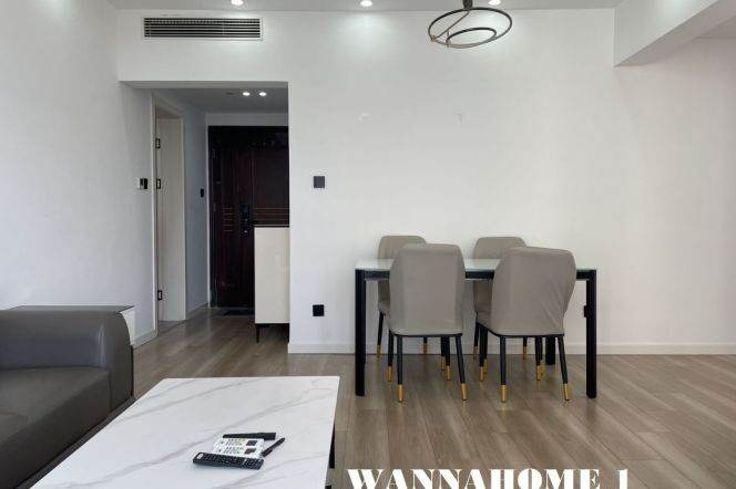 Modern&Spacious&Bright 1Bdr 1Bath Apt+Taikoo Hui+Awesome View&Top Compound
