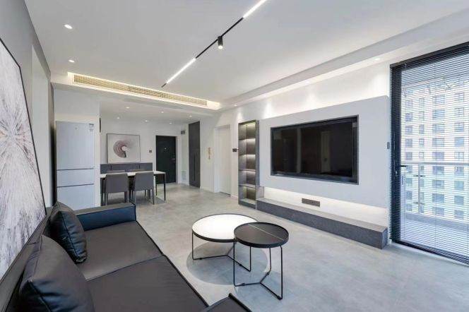 modern 2brs floor heating modern furniture beside Huang pu river only 17K 