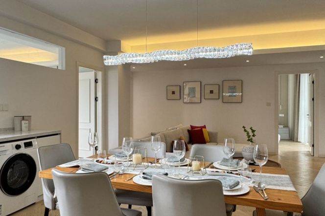 Modern & Sunny 3Br-2bathr Apt + balcony+elevator | Jiaotong Univer. Metro L10/11