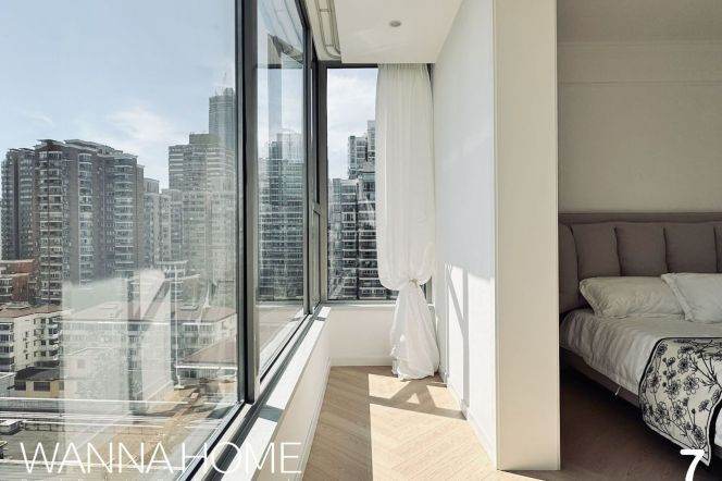 Exquisite Renovation/Xujiahui CBD/Fantastic View/Large Storages/Heater/Cozy1br