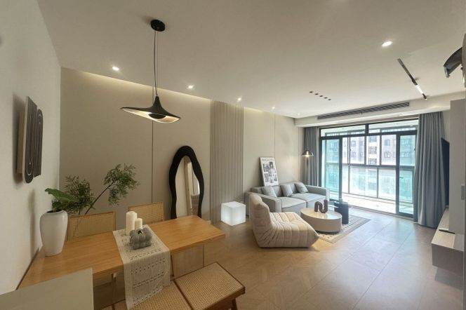 1br, subway L6, Balcony, floor heating, dryer, modern, 12k