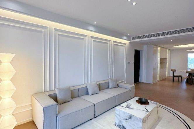 modern big 3brs floor heating modern furniture in Jing an temple line 2,7,14 