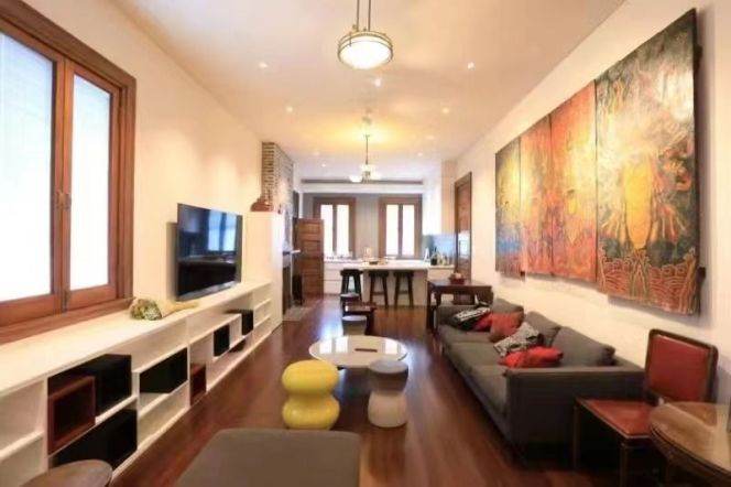 Exquisite 90sqm 1Bed Lane House Heating Bathtub@Jing’An