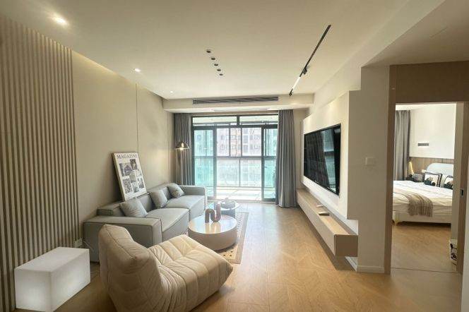 1br, subway L6, Balcony, floor heating, dryer, modern, 12k