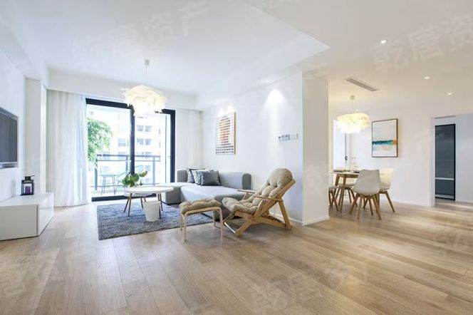 modern 3brs floor heating open balcony modern furniture in Xujiahui 26K