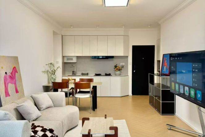 High Rise 2bedrooms Apt +floor heating+central AC+oven@Changshou