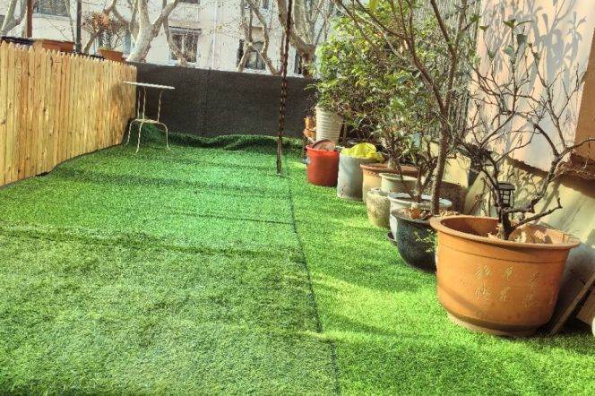 Big terrace one bedroom apt+Floor heating+Oven@Jiaotong University