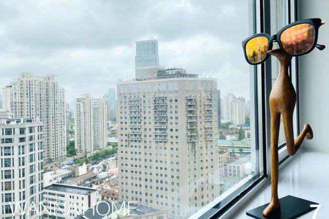 Luxury Building/Hanzhong Rd/Suzhou Creek/Fantastic View/Large Storages/Heater/Cozy2br