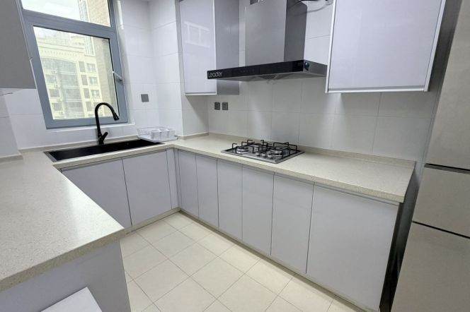 modern 2brs floor heating modern furniture open balcony in Gubei Phase II 