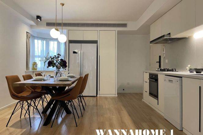 Jing An Temple+Modern&Spacious 3+1Bdrs 2Baths Apt+Grand Plaza+IAPM+Top Compound