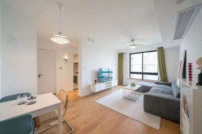 Yunhe Garden -Yanping Road - Modern 1bed with decent entrance- elevator @ line 2/7/14 Jing’an Temple