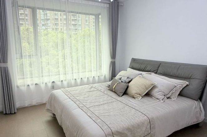 modern 2brs floor heating modern furniture open balcony in Gubei Phase II 