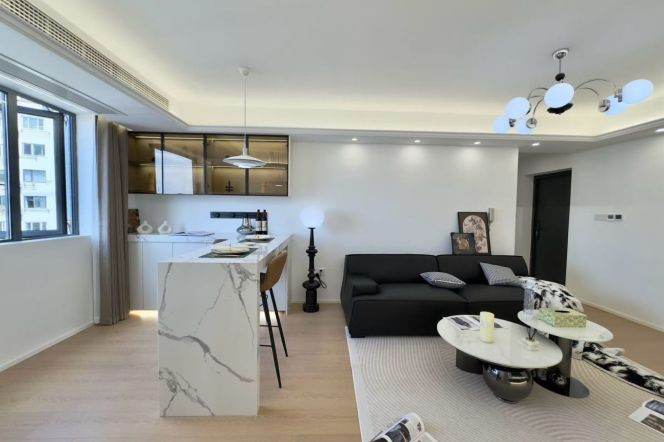 2 Brs, 1 Living room, Floor heating/Central ac/Oven, 110 sqm @ Jiangsu metro L2&11