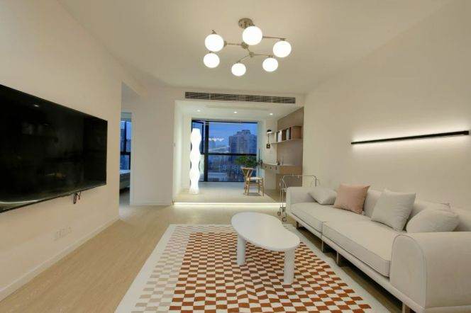 2 Brs, 1 Living room with Floor heating/Oven/Dish washer, 120 sqm @ Wuding metro L14