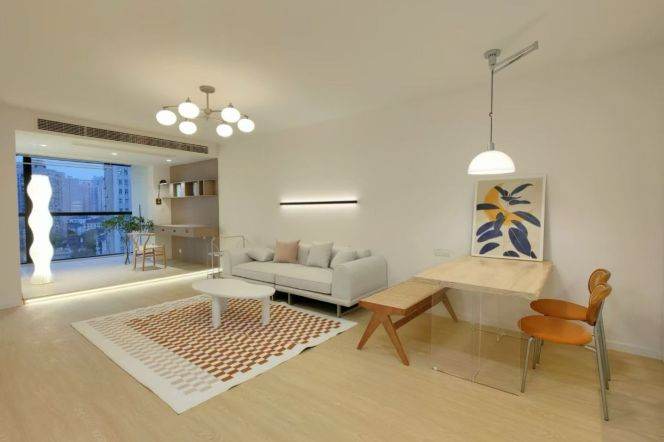 2 Brs, 1 Living room with Floor heating/Oven/Dish washer, 120 sqm @ Wuding metro L14