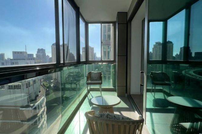 Jiaotong University/4br2bt/floor heat/balcony/central AC/oven