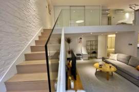 Modern 2+1BR 2BA Loft w/Patio Next to W.Nanjing Station