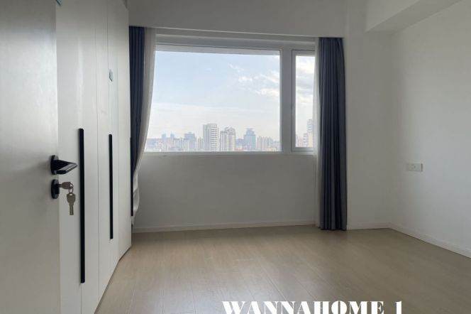 Great Building+Spacious&Bright 3Brs 2Baths Apt+Line 1/7 Chang Shu Rd+Awesome View+Jing An Temple