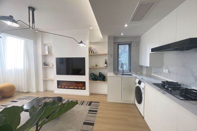 Elevator Modern&Spacious 1Br/2Lr/1Bt Close to L2/12/13 West Nanjing Rd Station 