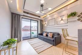 Modern 1Br/2Lr/1Bt+Outdoor Balcony@L10 Shanghai Library Station