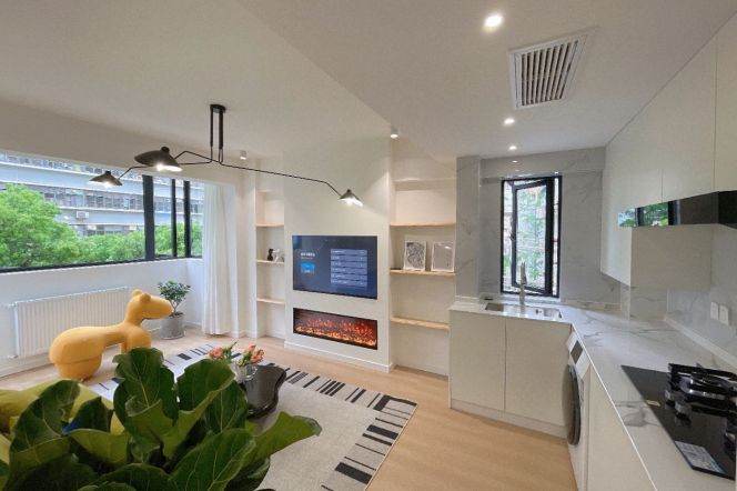 Elevator Modern&Spacious 1Br/2Lr/1Bt Close to L2/12/13 West Nanjing Rd Station 