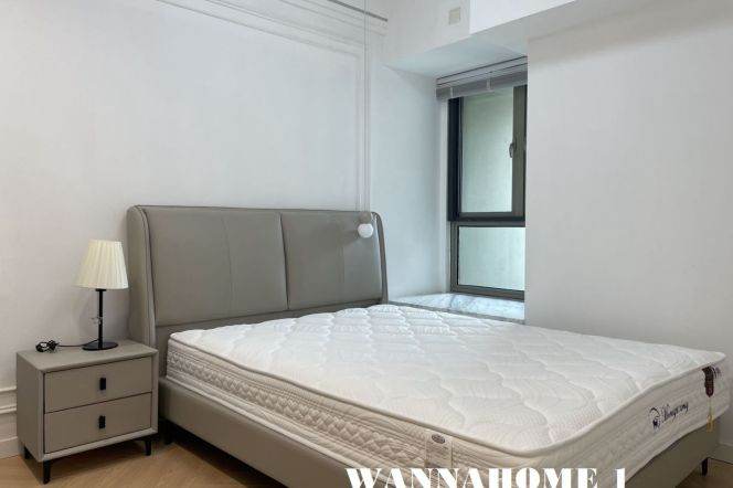 Top Compound+Jing An Temple+ Modern&Spacious&Bright 2Bdrs 2Baths Apt+Free Club
