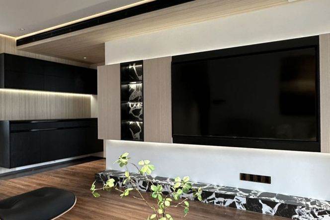 2 Brs, 1 Living room with Floor heating/Central ac/Dish washer, 120 sqm @ Xiaonanmen station L9