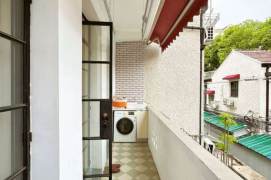 balcony- shanghai historical building- comfortable @ Yueyang Road 