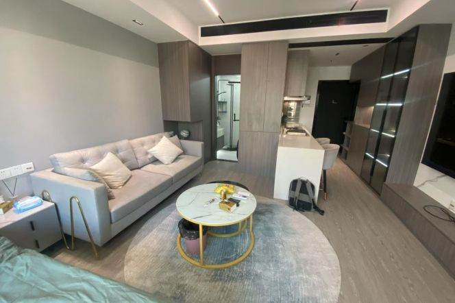 1 br near L2/L7/L14 jing'an temple station+elevator