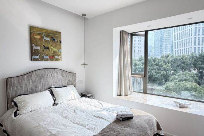 Hanzhong Rd metro/1br1bt/central AC/floor heat/oven/dishwasher