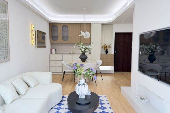 Hanzhong Rd metro/1br1bt/central AC/floor heat/oven/dishwasher