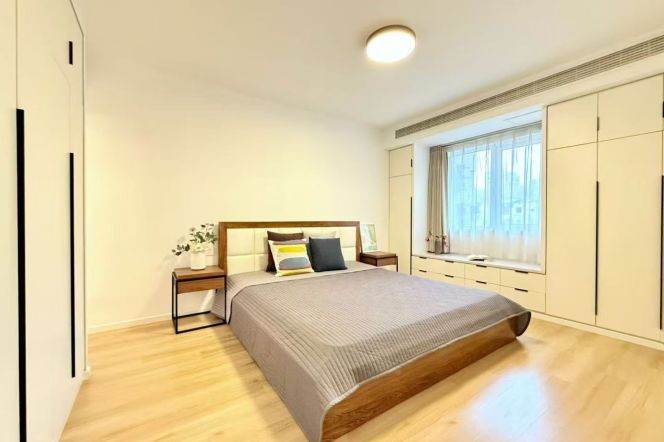 modern 3brs floor heating modern furniture open kitchen near IAPM line1,10,12 only 26K