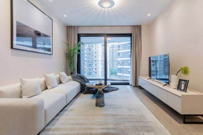 Modern 3brs with floor heating and balcony beside Huang pu river 