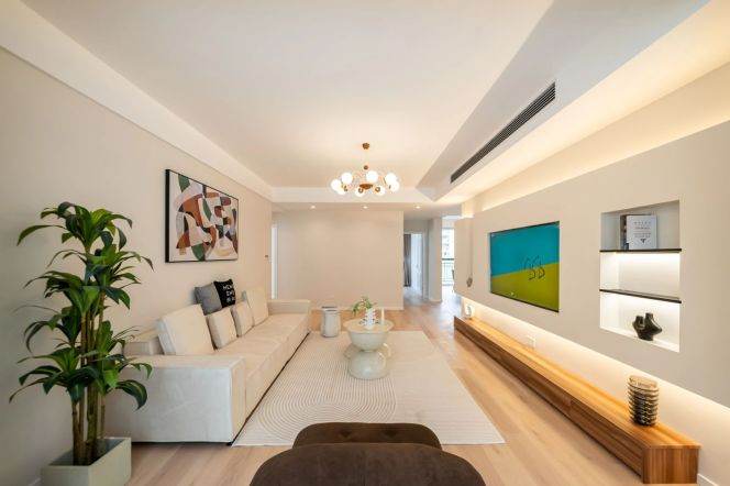 modern big 3brs floor heating modern furniture in Gubei Phase II 