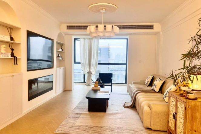 Caoyang rd/modern 3br 2lr/high floor/big living room/floor heating@L11/14/3/4
