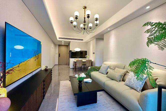 brand new modern 3brs floor heating balcony nice view near Huang pu river line 4,8
