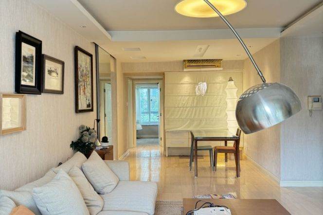 Changping Rd metro/3br2bt/central AC/floor heat/free club/tennis court/dishwasher/balcony