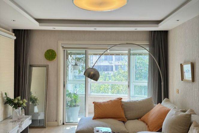 Changping Rd metro/3br2bt/central AC/floor heat/free club/tennis court/dishwasher/balcony