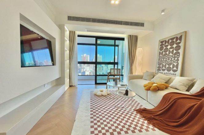 Elevator High-rise 2Br/2Lr/1Bt Close to L3/4/11/14 Caoyang Rd Station 