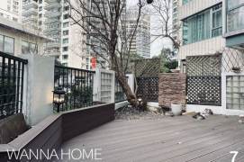 Luxury Compound/Xujiahui CBD/Lovely&Private Garden/Large Storages/Heater/Cozy2br