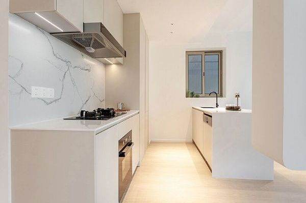 super modern big 2brs floor heating nice furniture in top 3 compound Pu dong Huang pu river