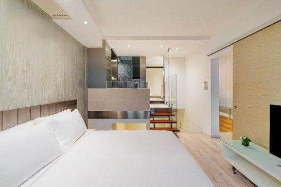 One BR loft apt gym included nr L7 Langao Rd with easy access to ECNU for long&short rent