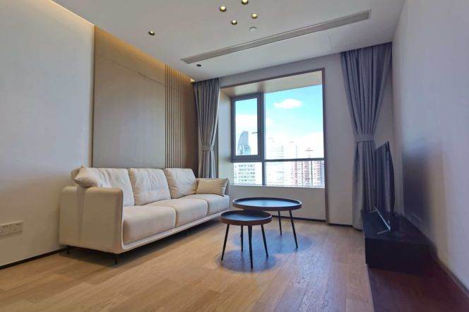 Modern 1bedroom with balcony and floor heating  beside famous Tianzifang 